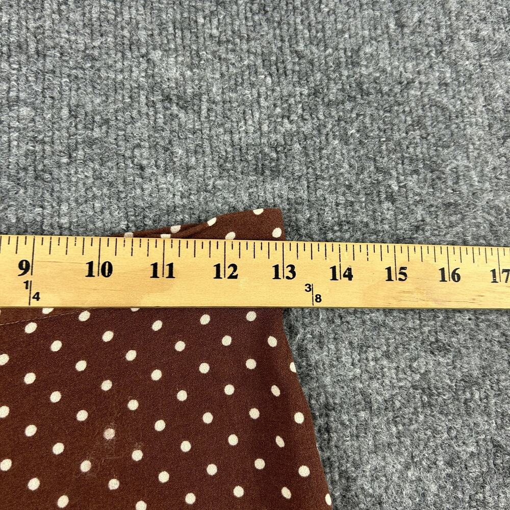 Reformation Skirt 4 Bea A Line Midi Skirt Polka Dot Brown Feminine Cottagecore - Picture 12 of 13